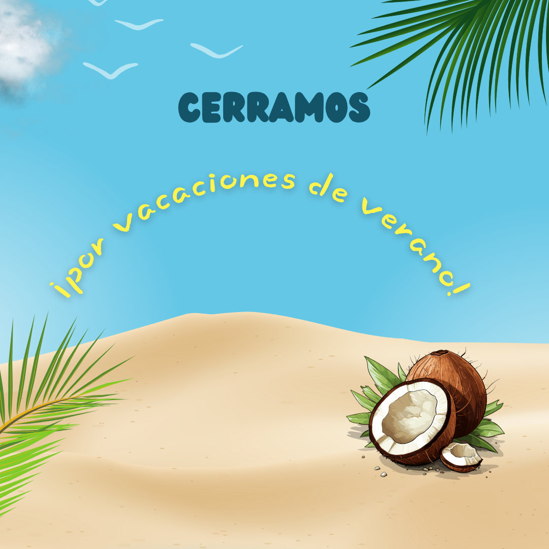 Cerramos por vacaciones