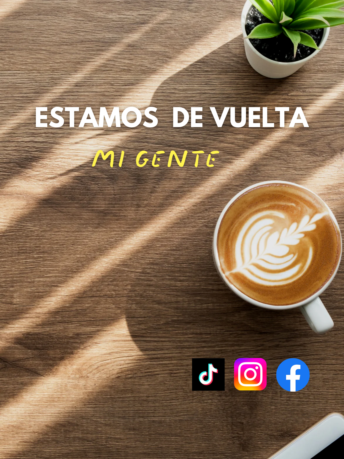 VOLVEMOS / WE ARE BACK